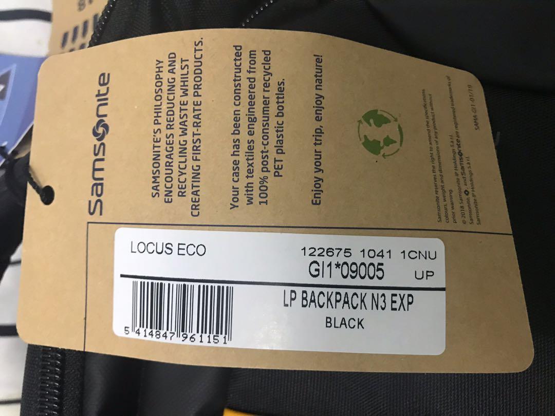 samsonite locus eco backpack n3