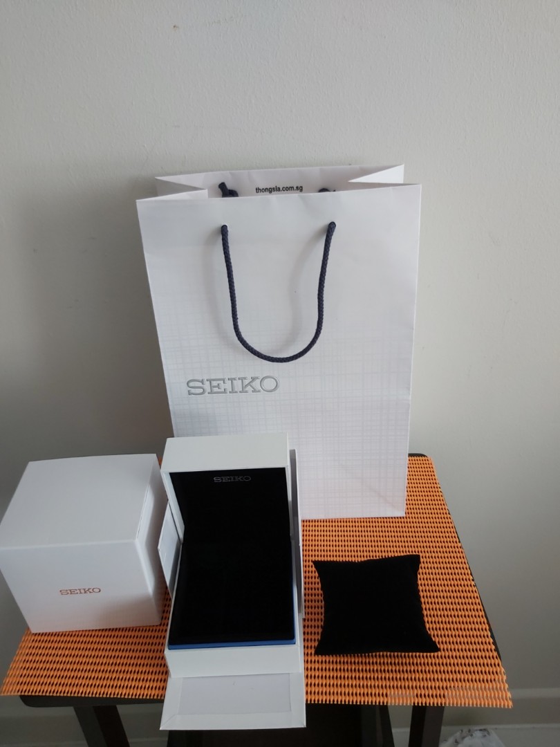 Seiko Watch Box & Paper Bag, Everything Else on Carousell