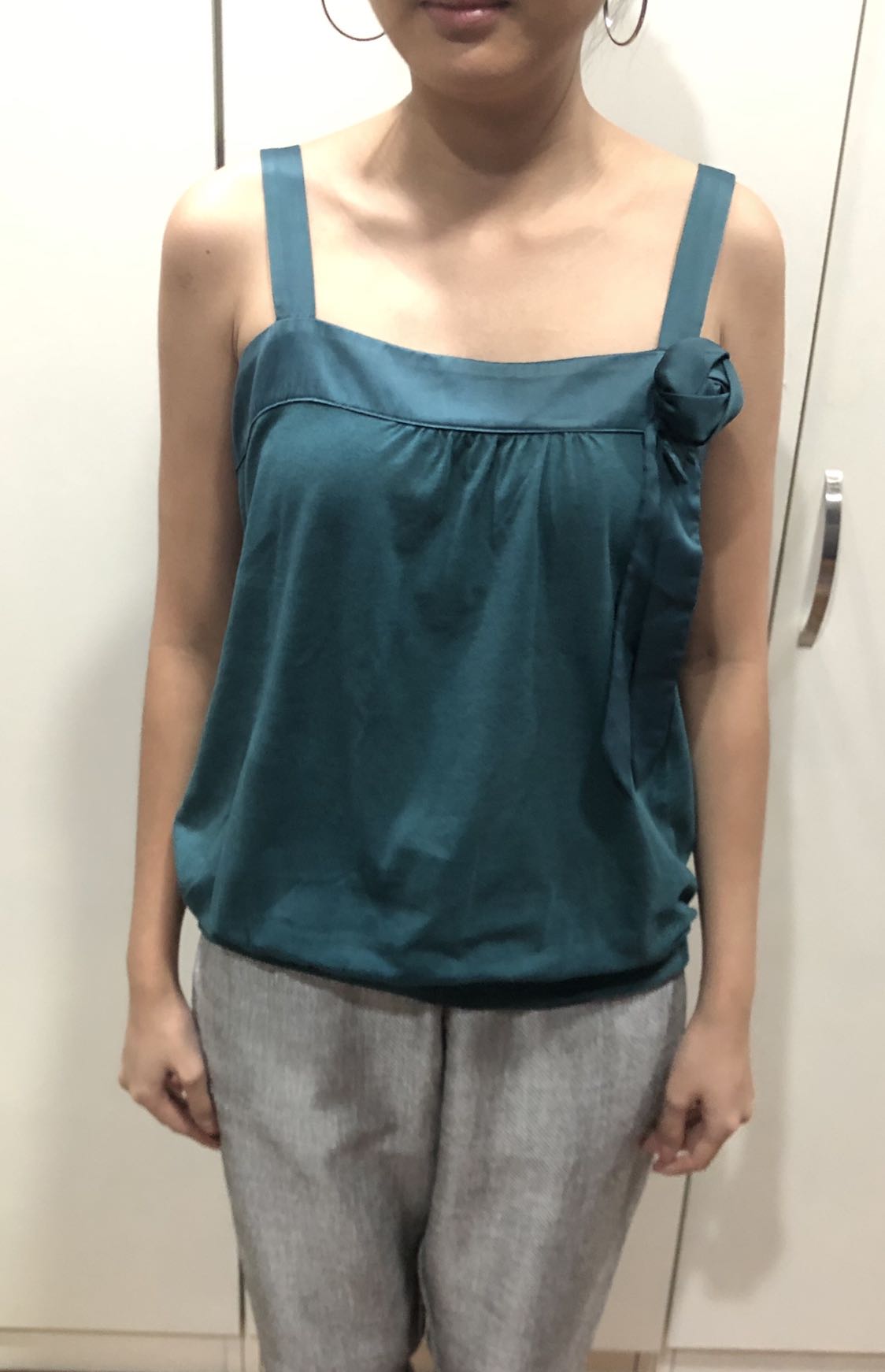 Spaghetti strap top, Women's Fashion, Tops, Sleeveless on Carousell