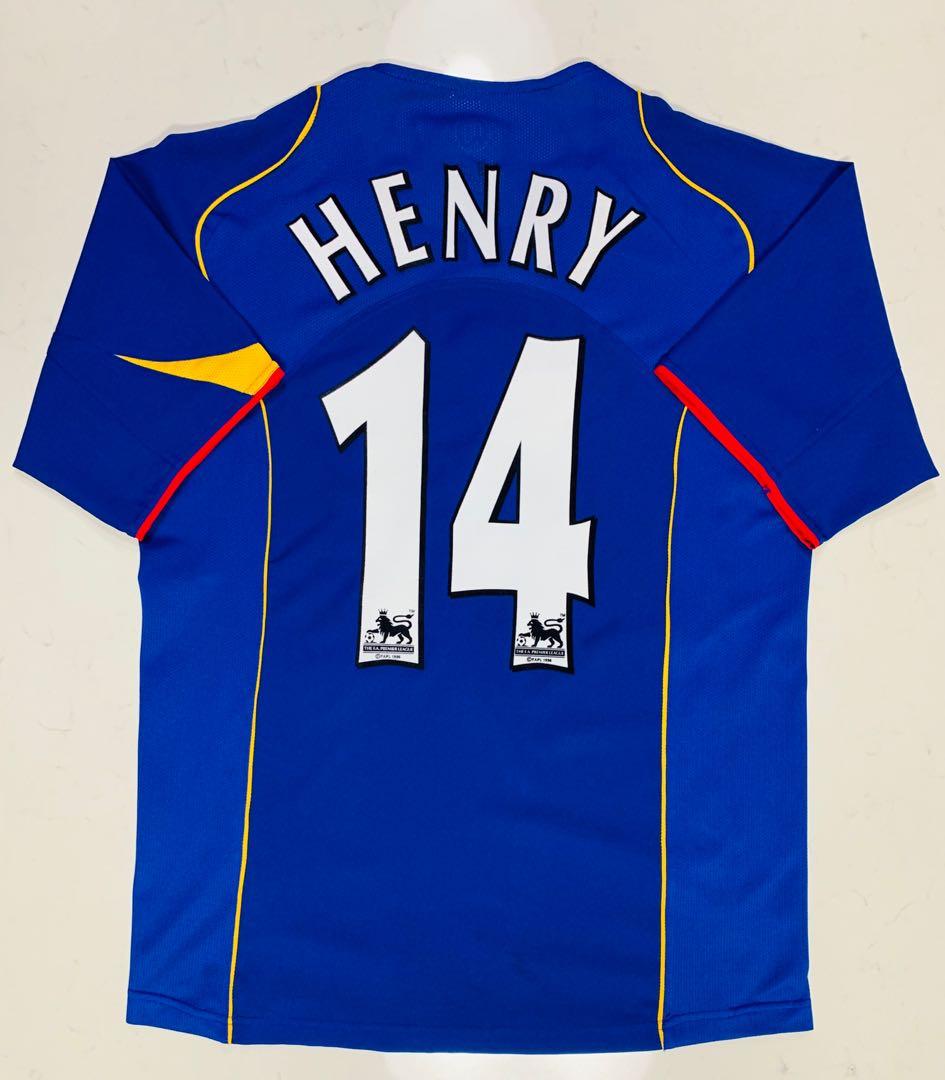 Thierry Henry 14 Arsenal Away 2004 2005 Nike O2 S Sports Sports Apparel On Carousell