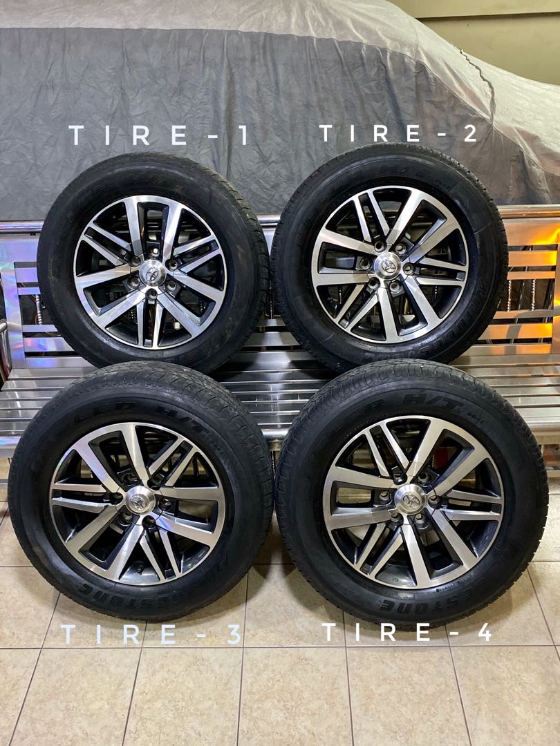 Toyota Fortuner 2016 V Mags & Tires 265/60/R18, Car Parts & Accessories