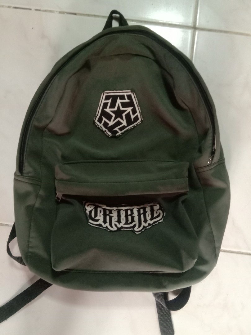 Tribal Backpack(navy Green), Men's Fashion, Bags, Backpacks on Carousell