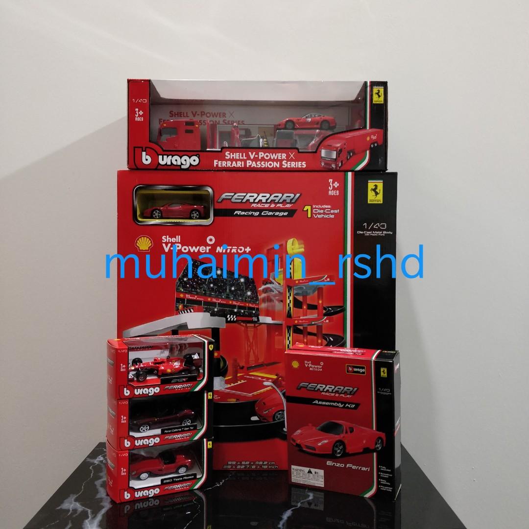 [WTS] BBURAGO SHELL V-POWER NITRO+ FERRARI (COMPLETE SINGAPORE SET ...