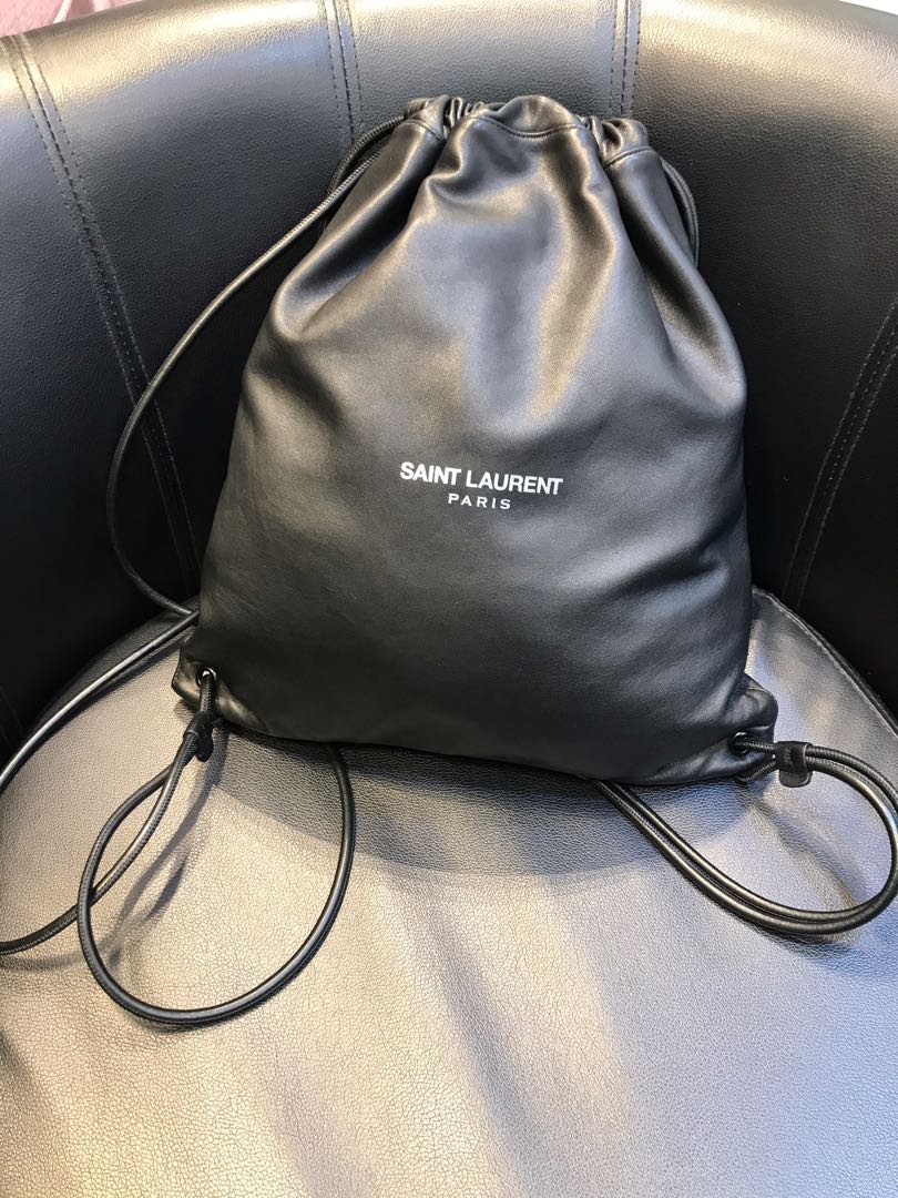 YSL Saint Laurent TEDDY BACKPACK IN LAMBSKIN