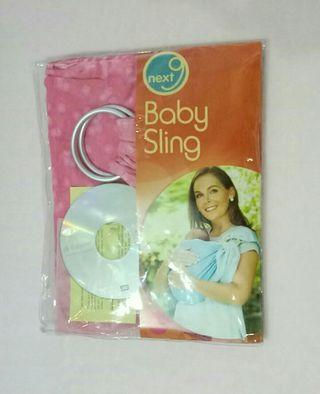 Next9 Baby Ring Sling - pink floral design