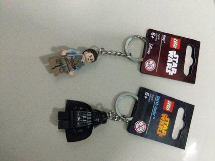 Lego star wars rey darth vader figurines