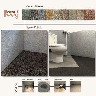 Affordable Epoxy Toilet Floor Overlay For Sale Home Services Carousell Singapore
