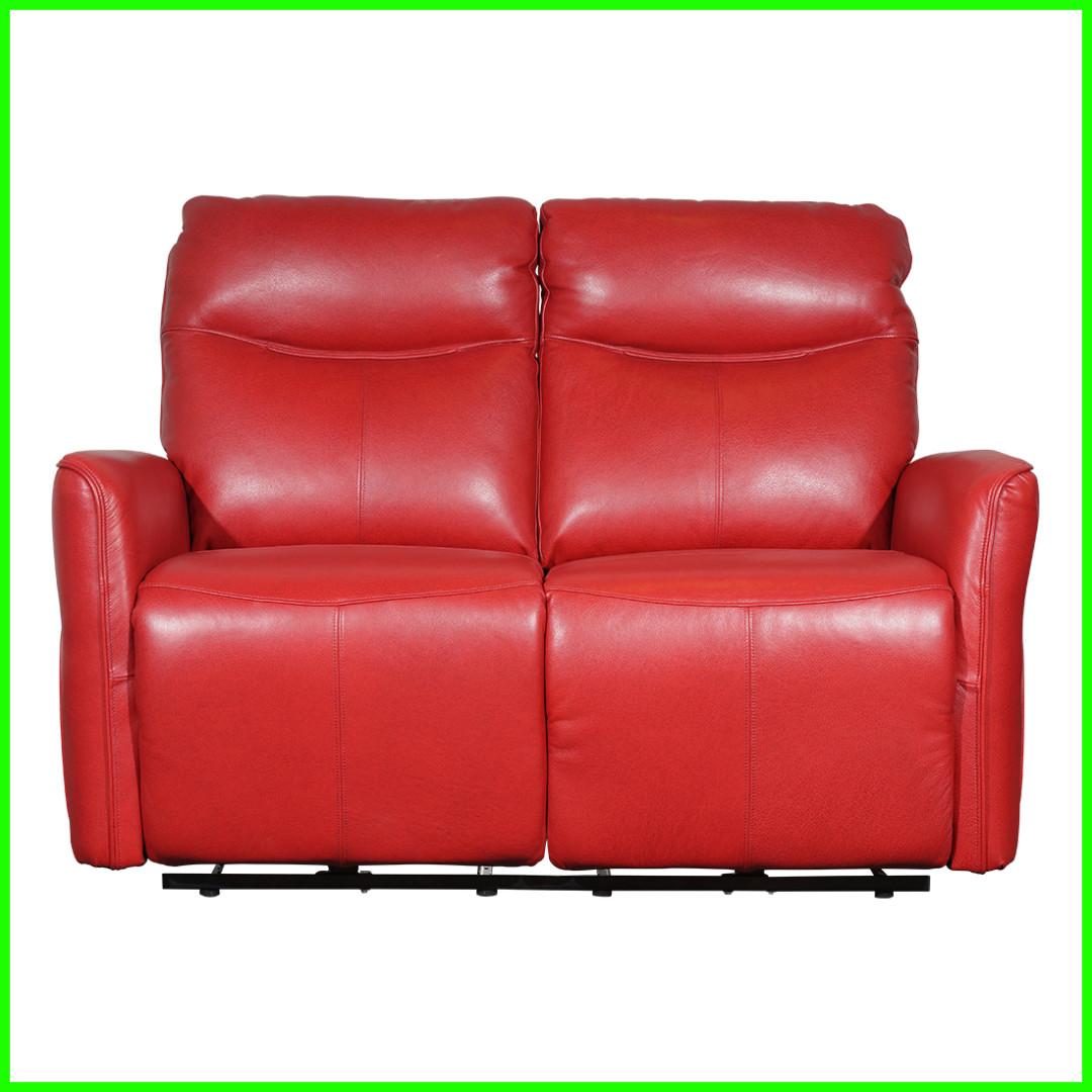 2 Seater Logan Italian Leather Electric Recliner Sofa Furniture
