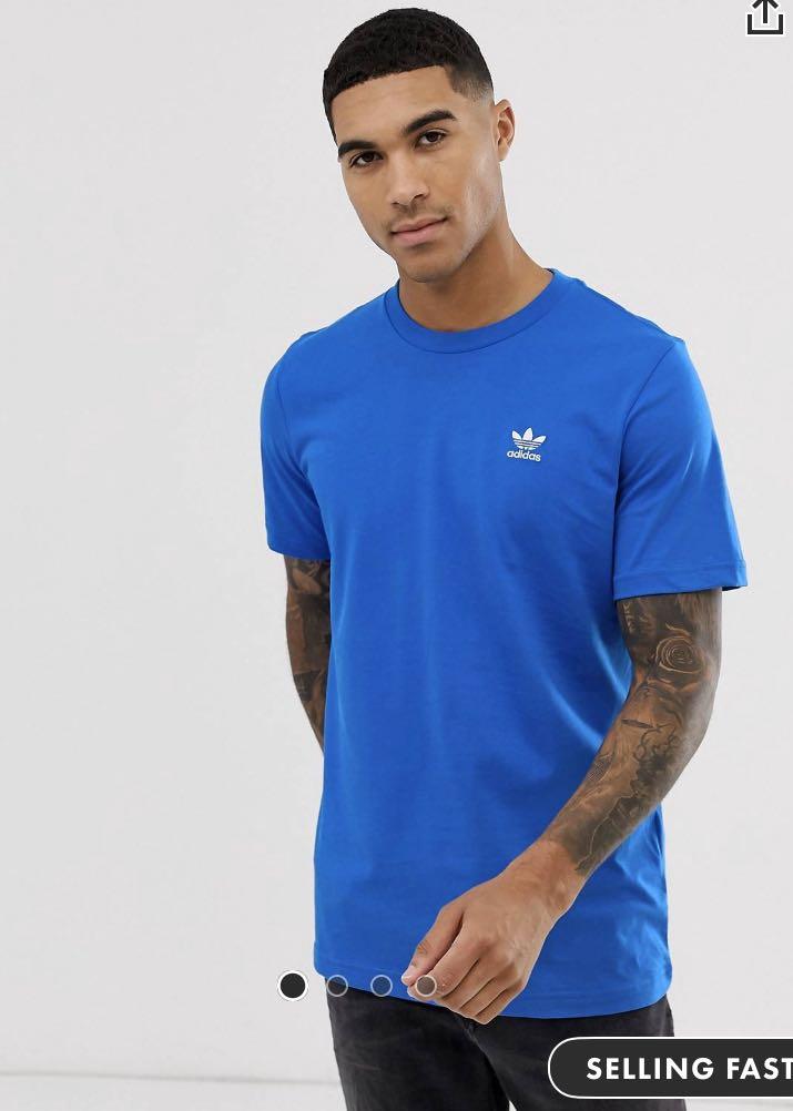 adidas original blue t shirt