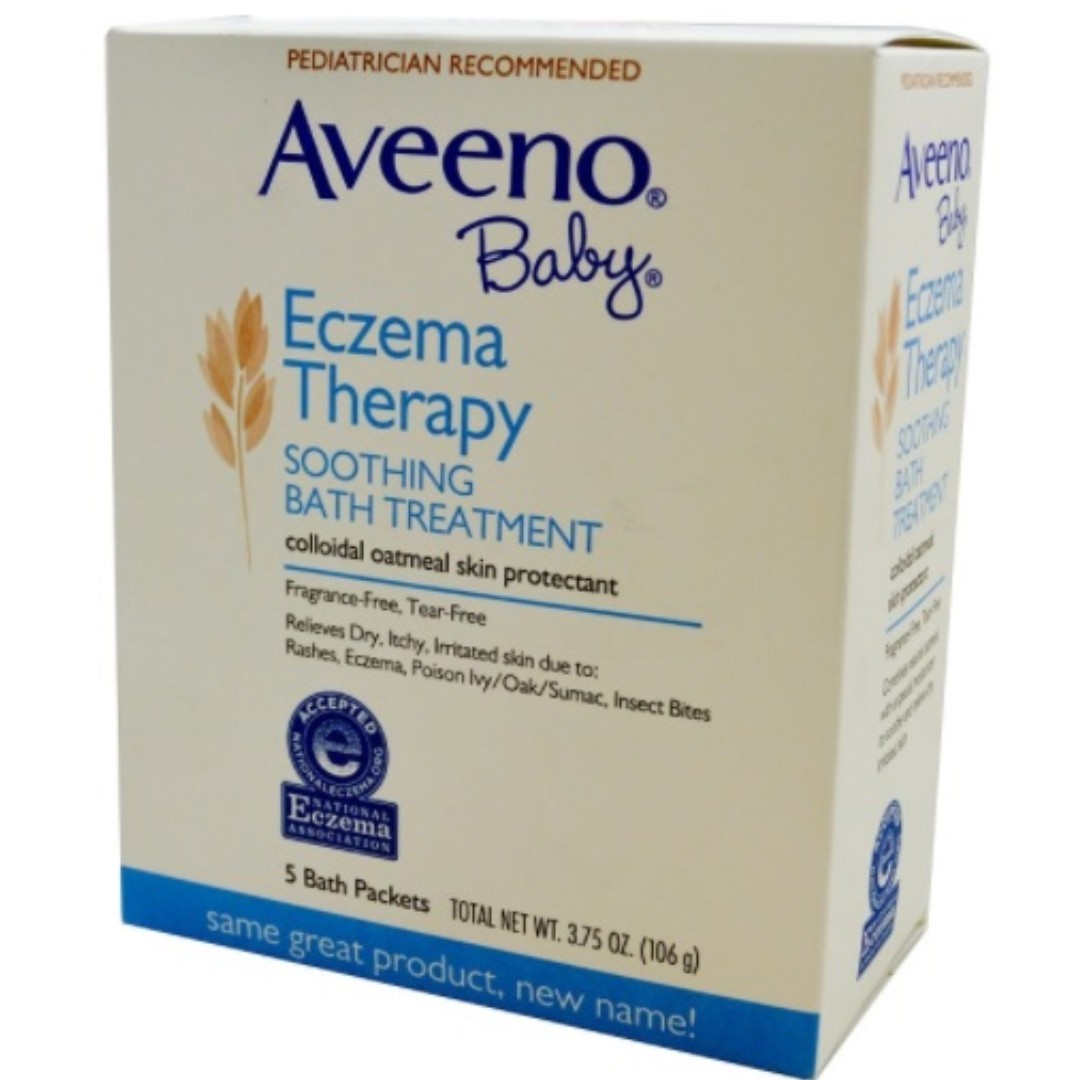 Aveeno Baby Eczema Therapy Soothing Bath Treatment Fragrance Free 5 Bath Packets 3 75 Oz 106g Babies Kids Nursing Feeding On Carousell 8 single use bath packets net wt 1.5 oz (42g) ea. carousell