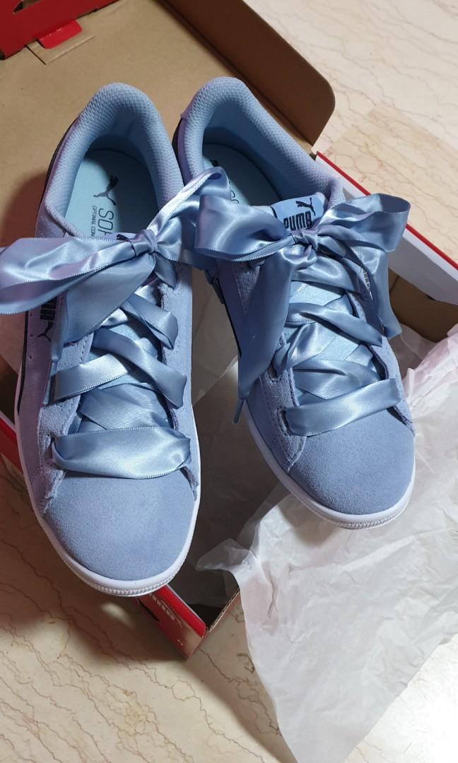 Puma vikky platform ribbon deals jr