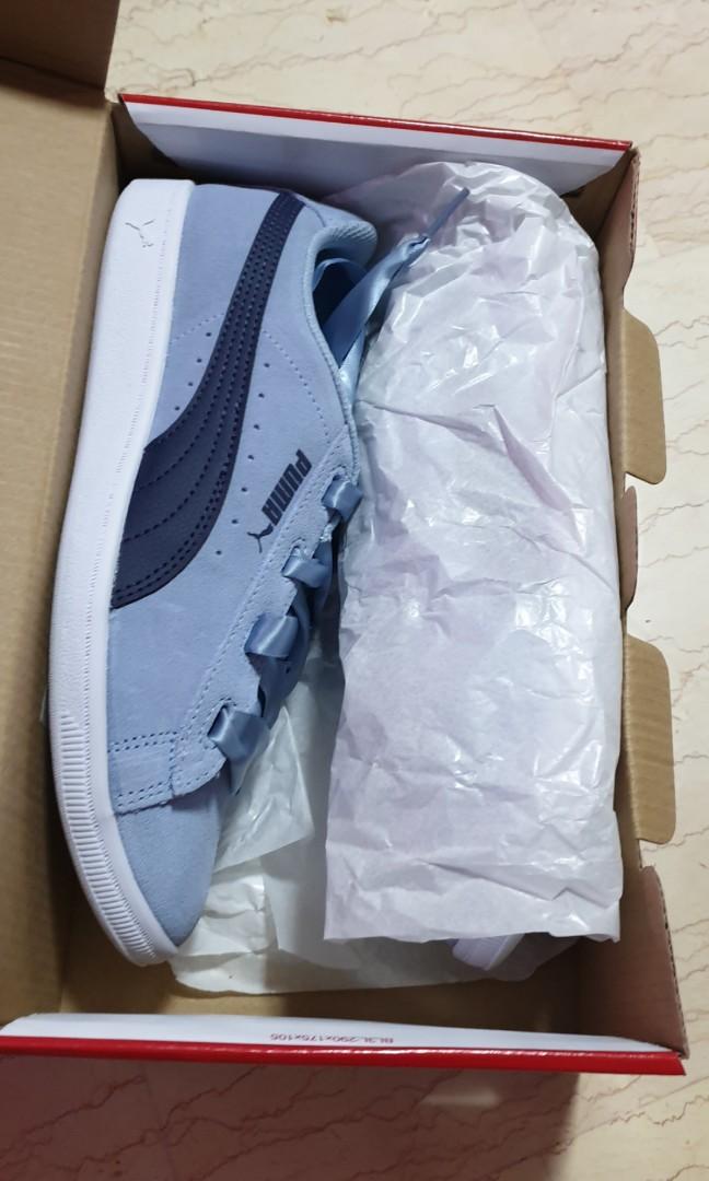 BNIB Puma Vikky Ribbon Jr Women s Fashion Footwear Sneakers on