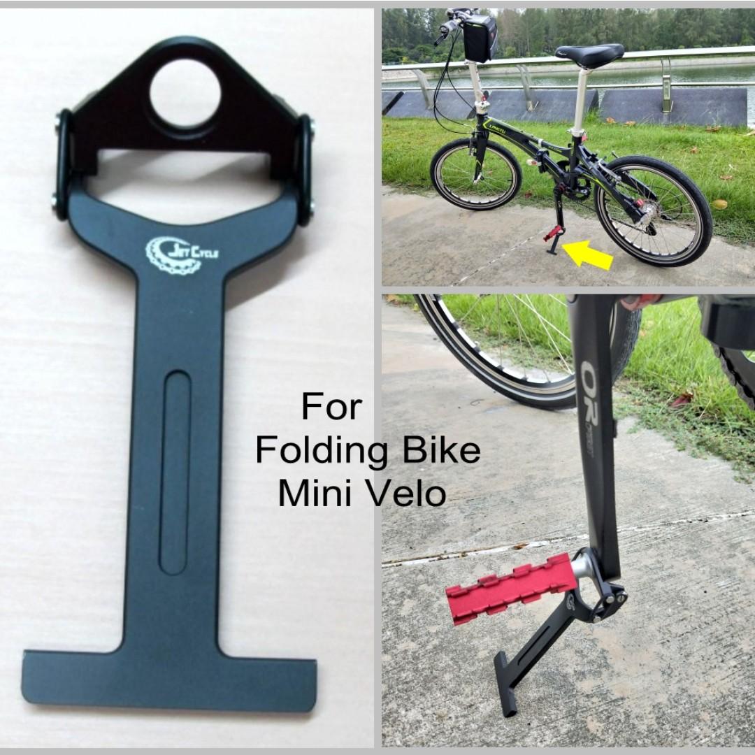 Suitable for Mountain Bike Height Adjustable Bike Stand Compatible for Bicycle With Wheel Diameter of 24-28 Inches Crislove Bike Kickstand Kids Bike Road Bike Foldable Bike 