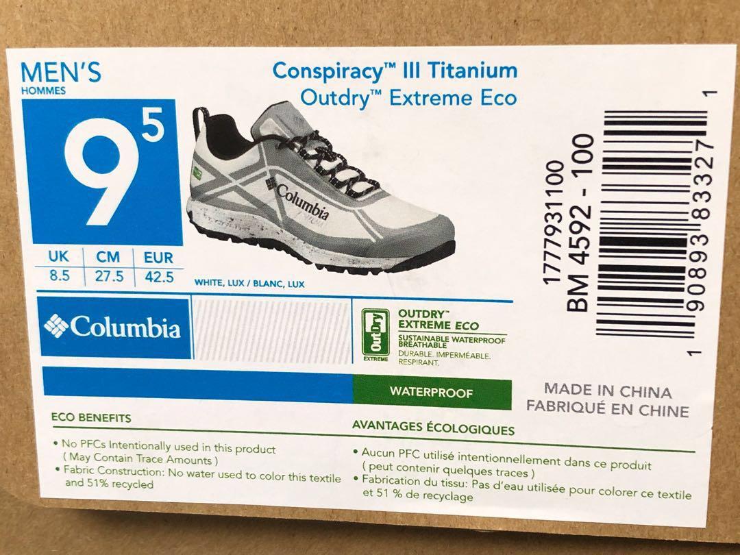 Columbia conspiracy iii shop titanium outdry extreme eco