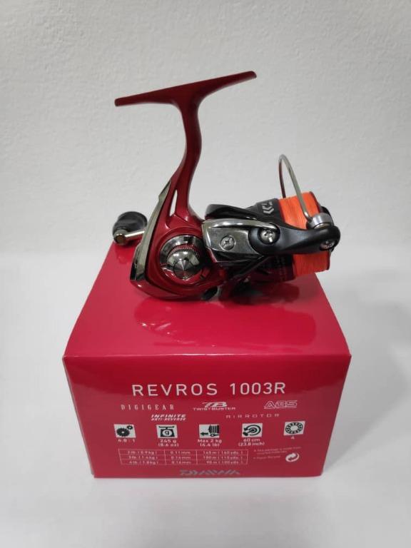 Daiwa Revros 1003R Spinning Reel, Sports Equipment, Fishing on