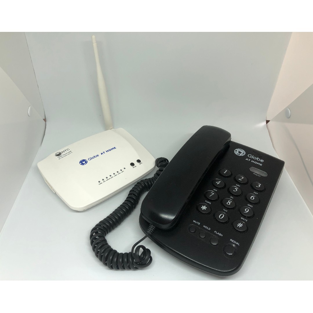 Globe router and hard phone (Landline), Computers & Tech, Parts & Accessories, Networking on