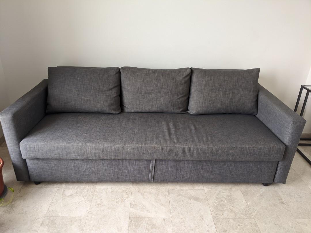 Ikea Sofa bed FRIHETEN couch Furniture Home Living Furniture Sofas on Carousell
