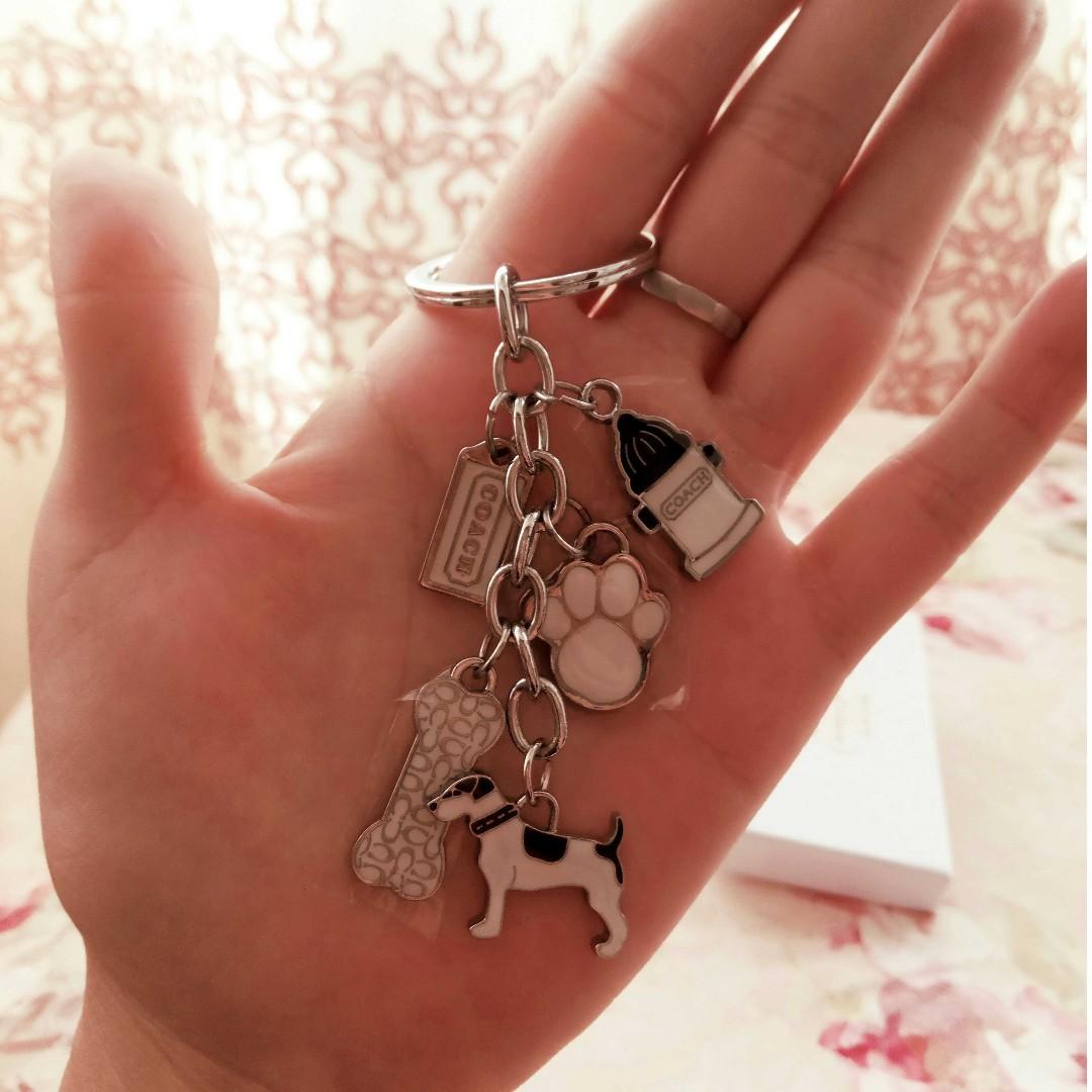 Coach dog bag charm hot sale
