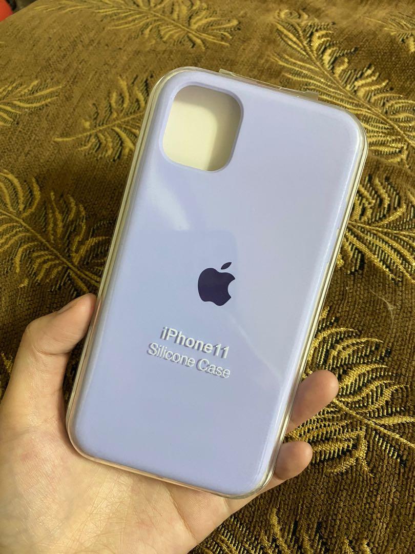 Iphone 11 Silicone Case In Light Purple Mobile Phones Gadgets Mobile Gadget Accessories Cases Sleeves On Carousell