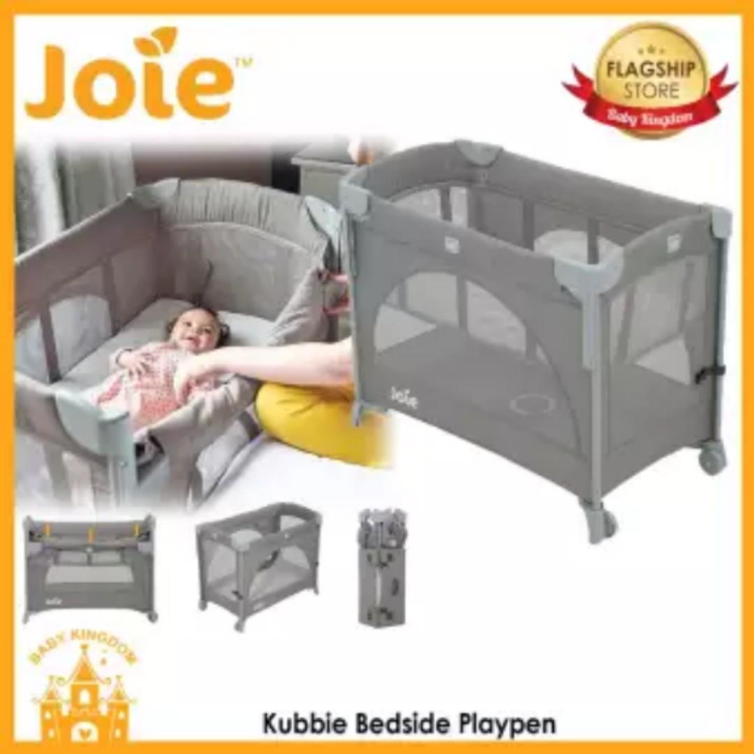 joie kubbie sleep bedside travel cot
