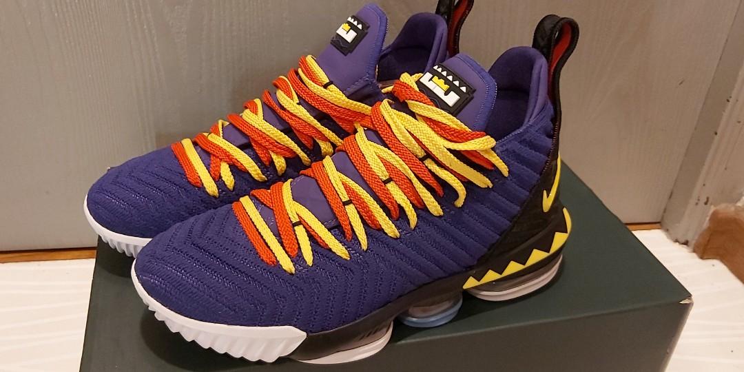 Purple and gold best sale lebron 16