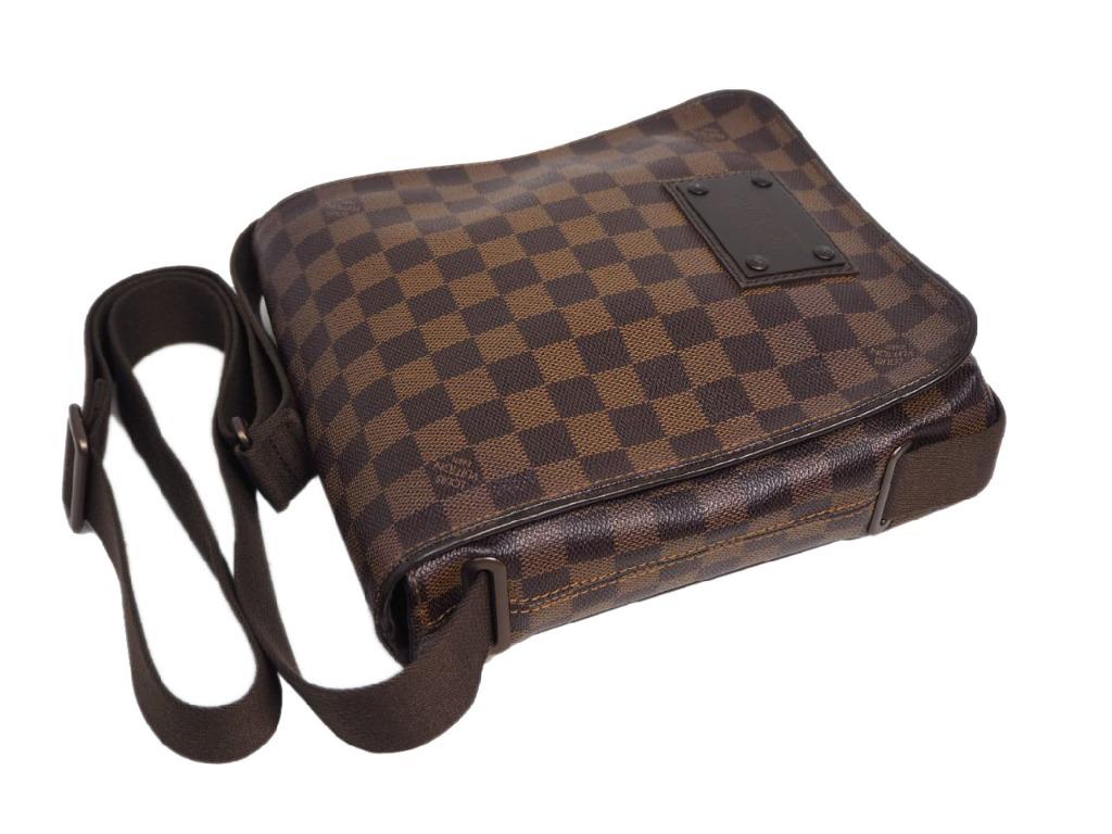 Brown Louis Vuitton Damier Ebene Brooklyn MM Crossbody Bag – Designer  Revival