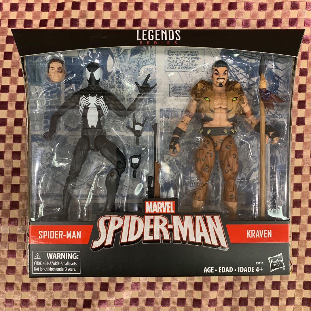 Marvel Legends Target Exclusive Symbiote Spider-Man & Kraven 2pk Action Figures 
