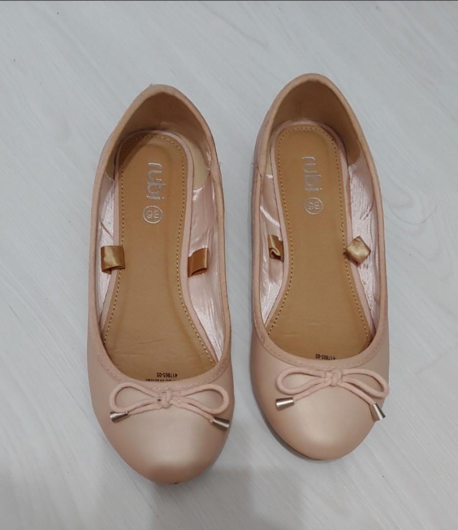 dark tan flats