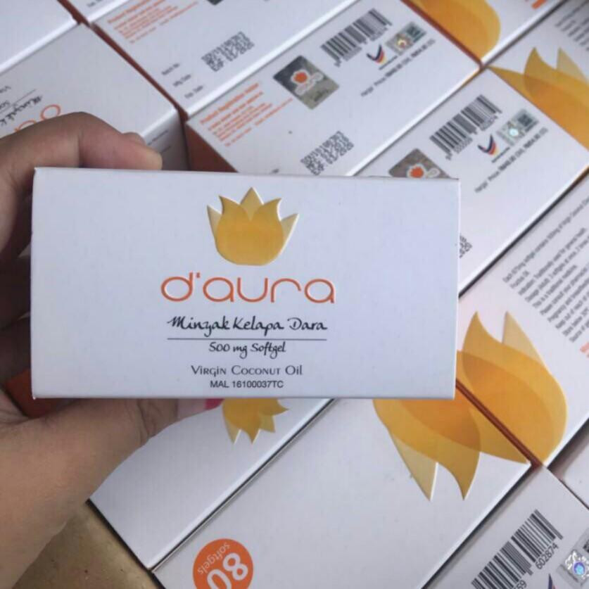 D Aura Minyak Kelapa Dara Softgel 80capsule Baby Products Malaysia