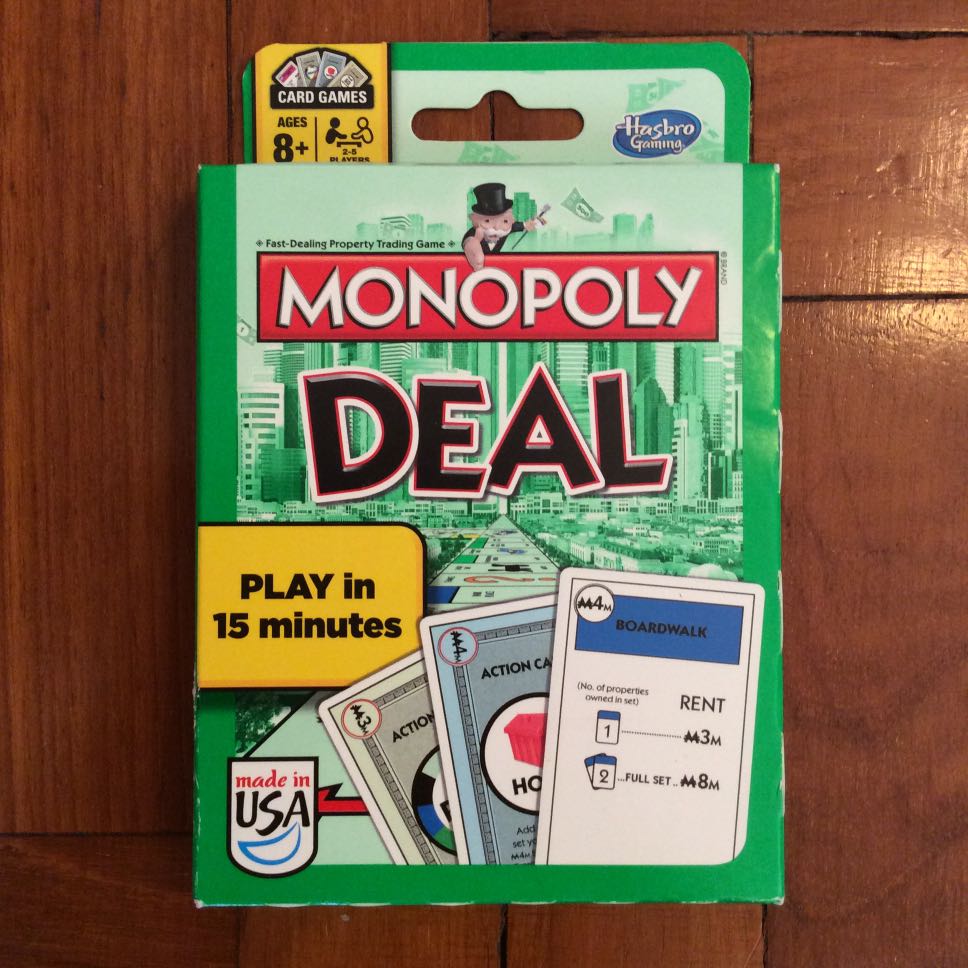 Monopoly Deal Card Game (NOT FAKE), Hobbies & Toys, Toys & Games on  Carousell