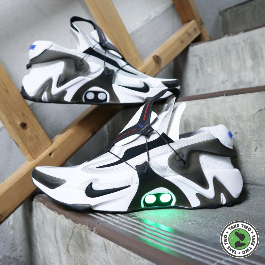 nike adapt huarache white