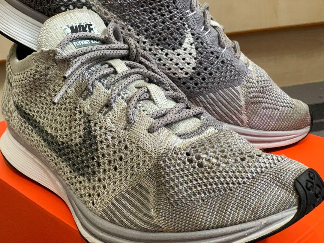 Nike flyknit racer pure platinum Men s Fashion Footwear