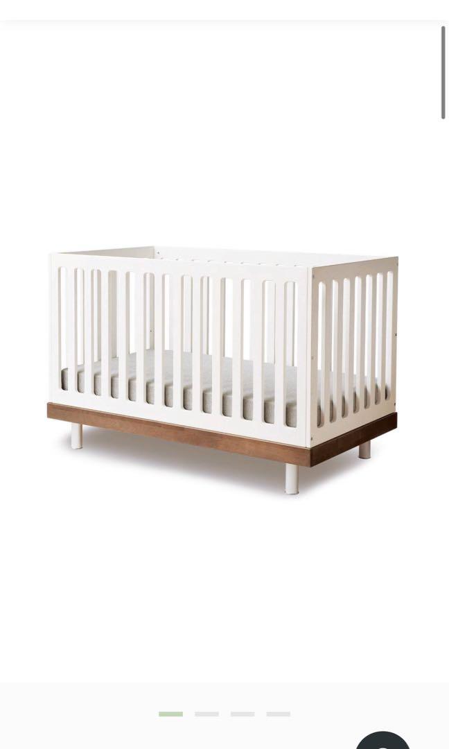 Oeuf cot with conversion to toddler bed, Babies & Kids, Baby Nursery