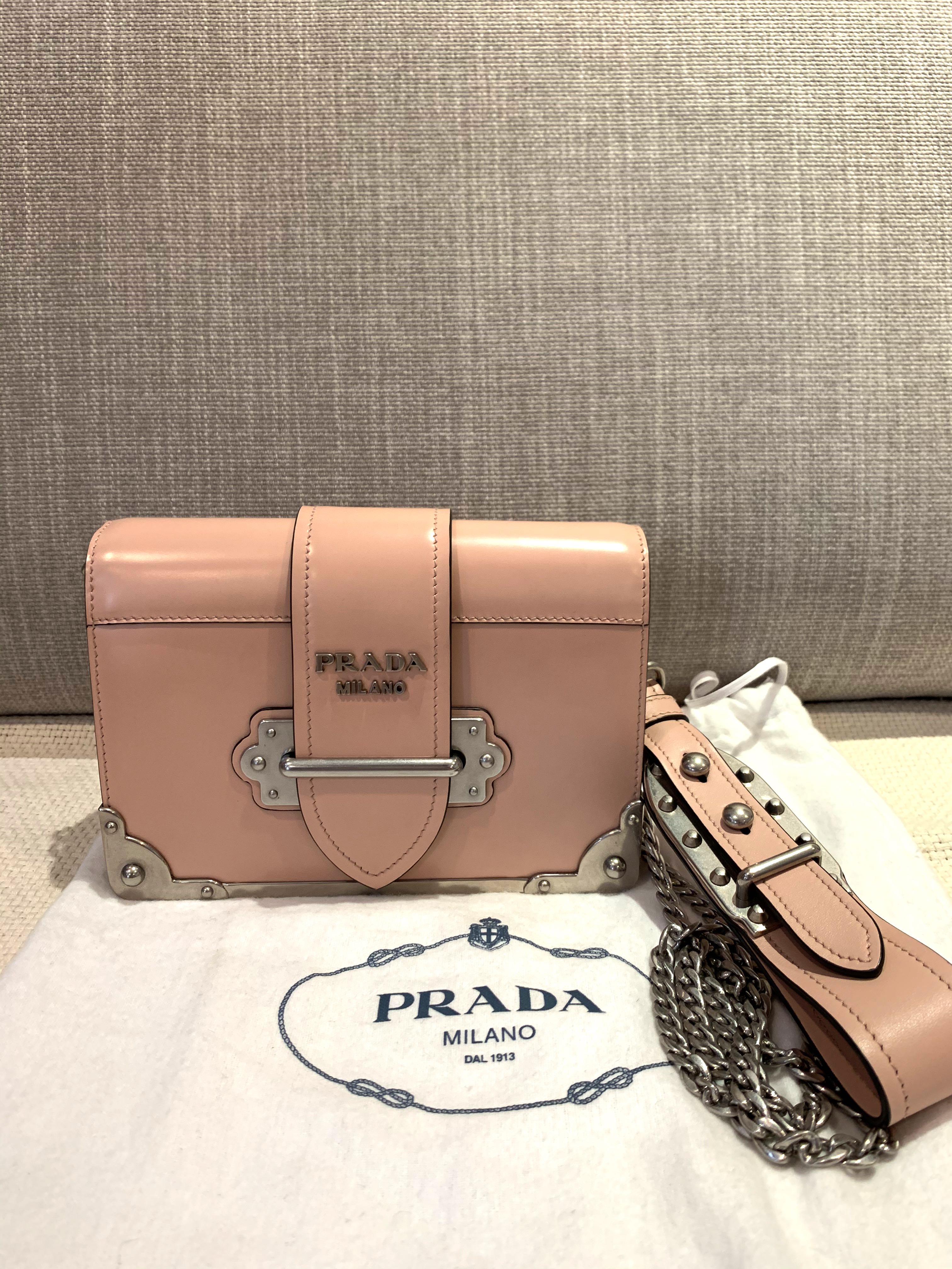 Prada cahier on sale pink