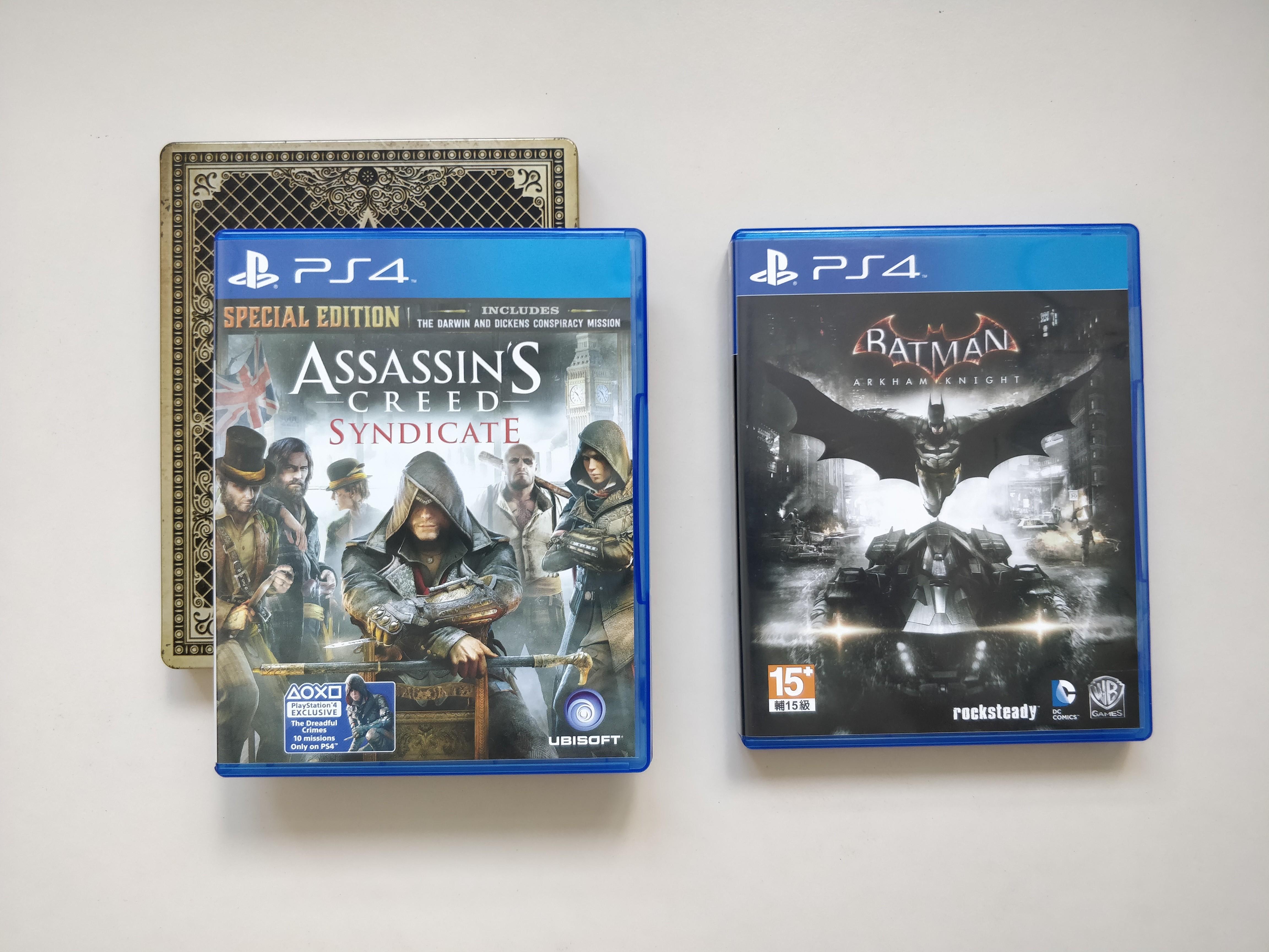 PS4 games * Batman Arkham Knight * Assassin's Creed Syndicate, Video  Gaming, Video Games, PlayStation on Carousell
