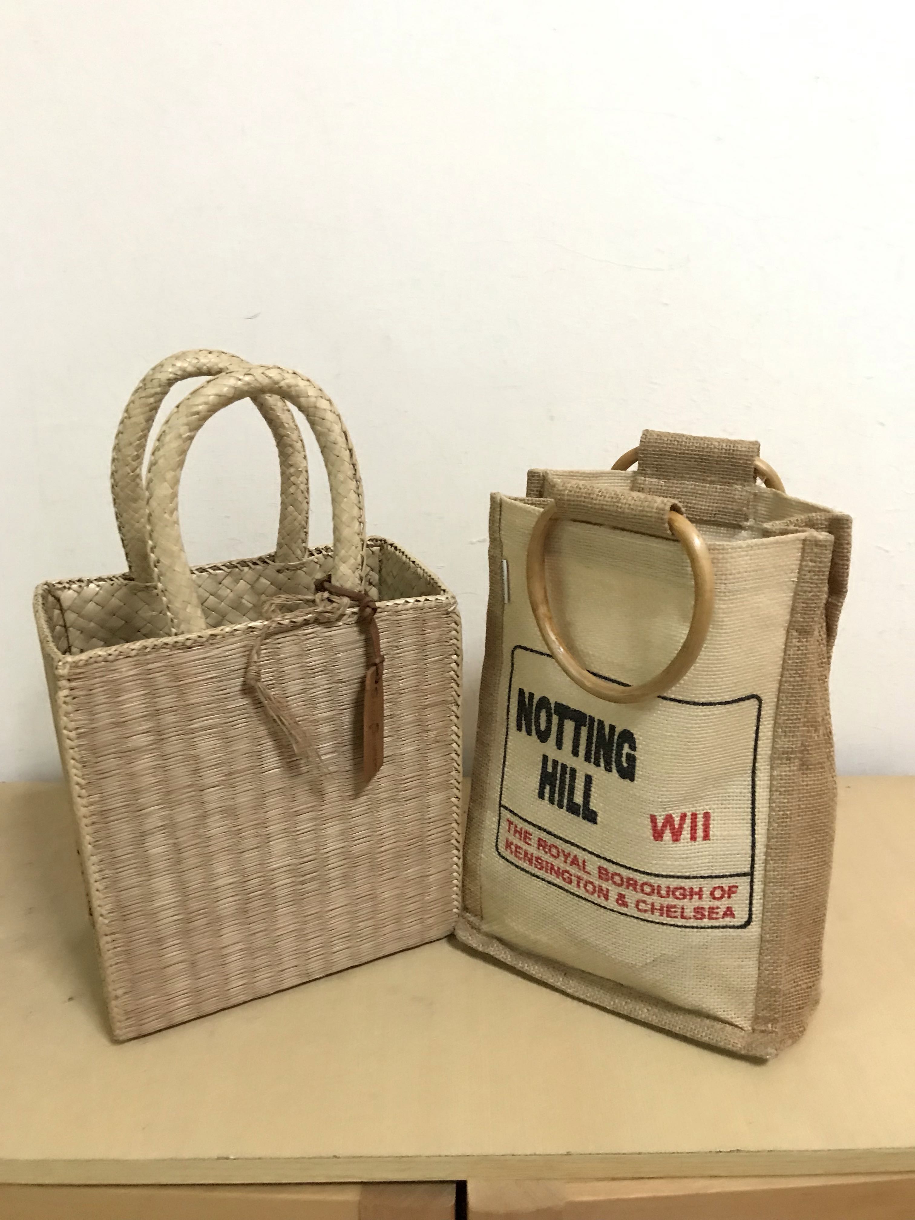 Rattan shopping bag Women s Fashion Bags Wallets Tote Bags on