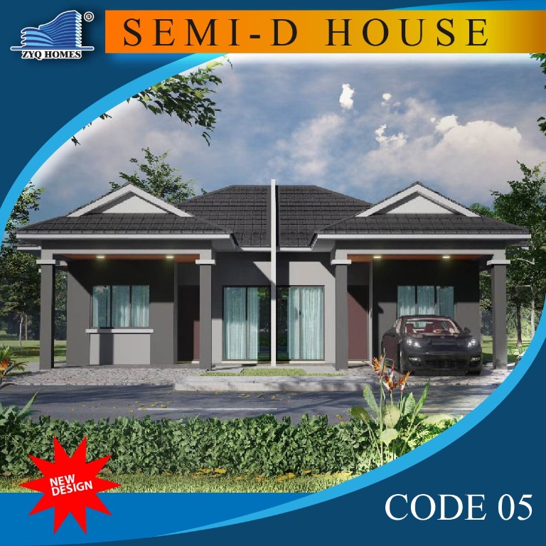 Rumah Design Code 05, Property, Others on Carousell