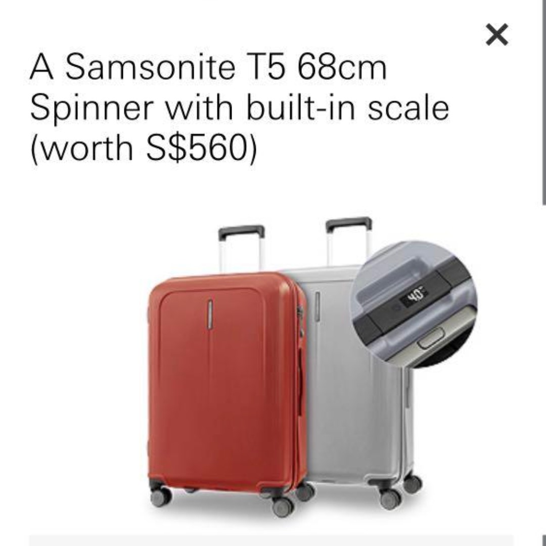 Samsonite t5 luggage discount