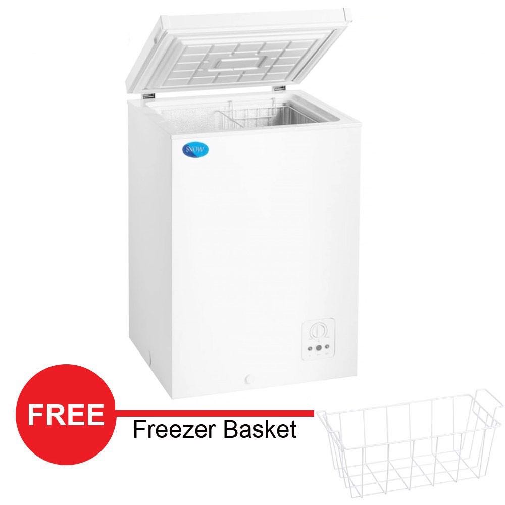 Snow 100L Chest Freezer with Solid Door BD100, TV & Home Appliances