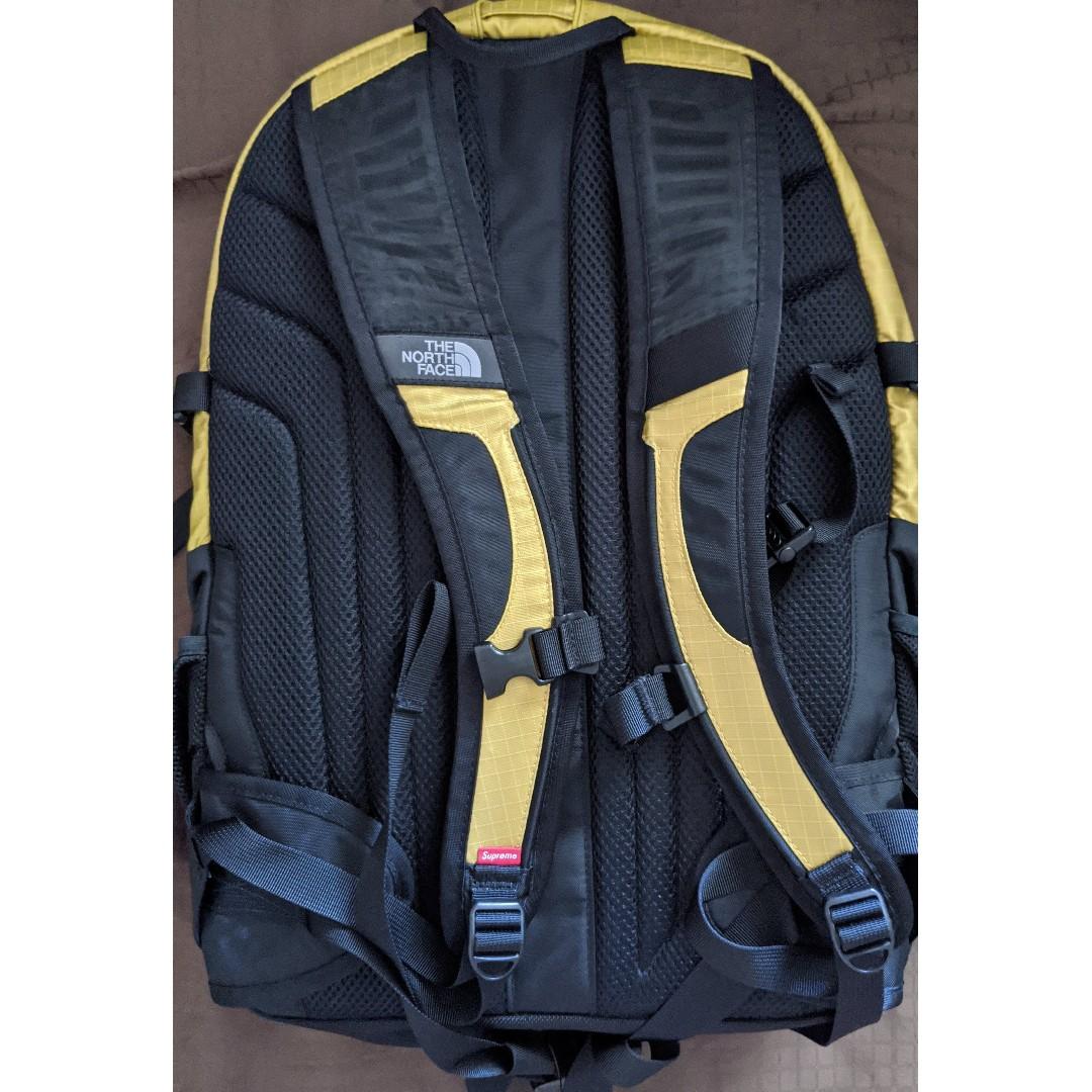 Supreme north face backpack gold outlet