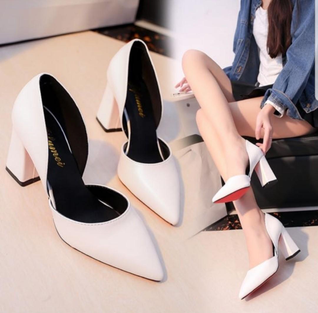 cheap white pumps shoes