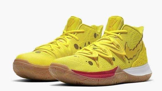 kyrie 5 spongebob patrick footlocker
