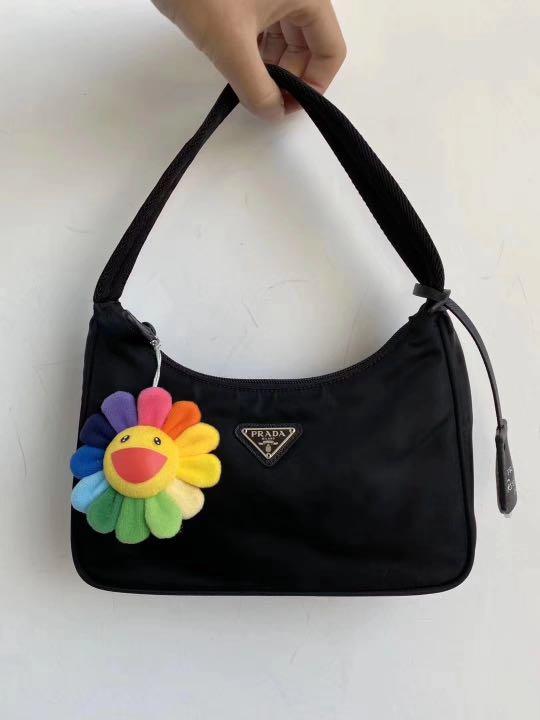 Prada hobo size online