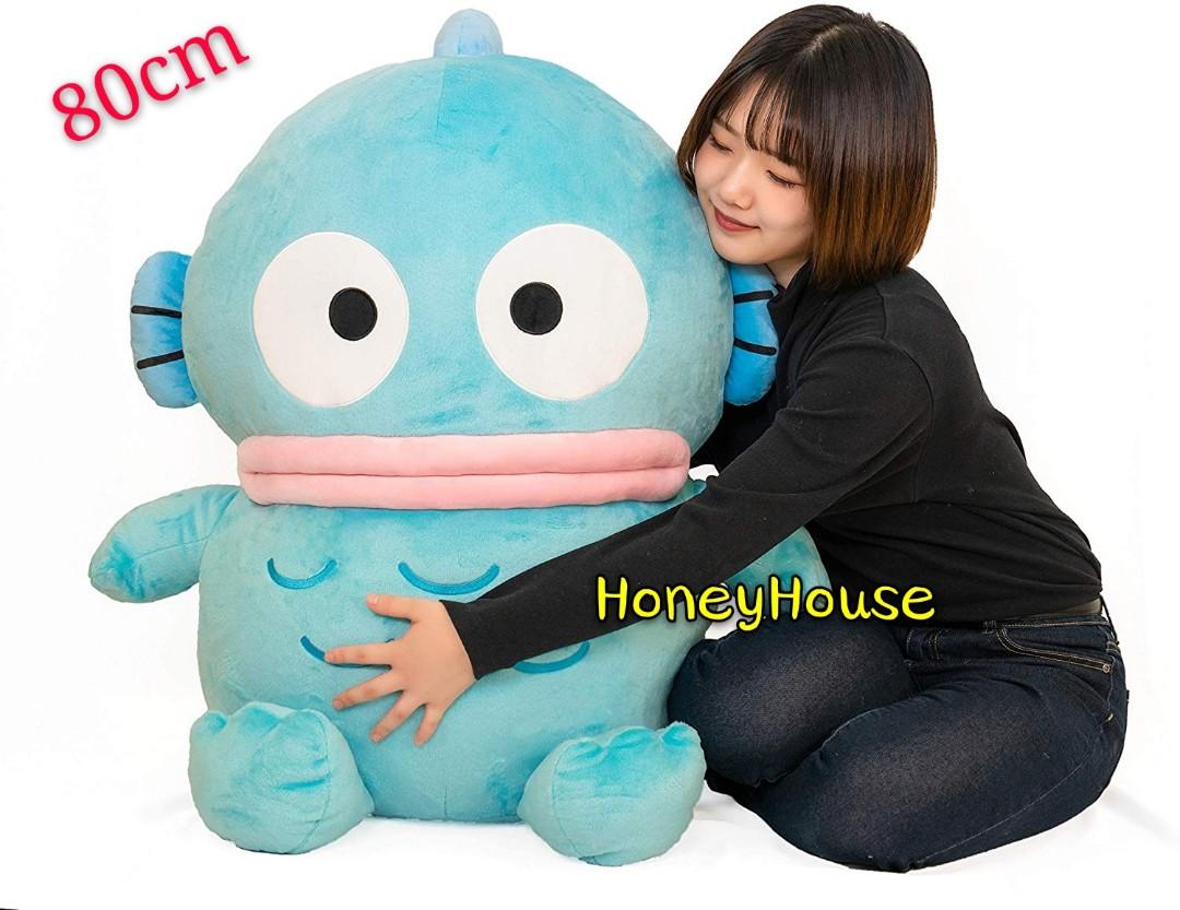 預訂日本正版sanrio Hangyodon 水怪雨怪河怪水魚80cm 特大公仔 興趣及遊戲 玩具 遊戲類 Carousell