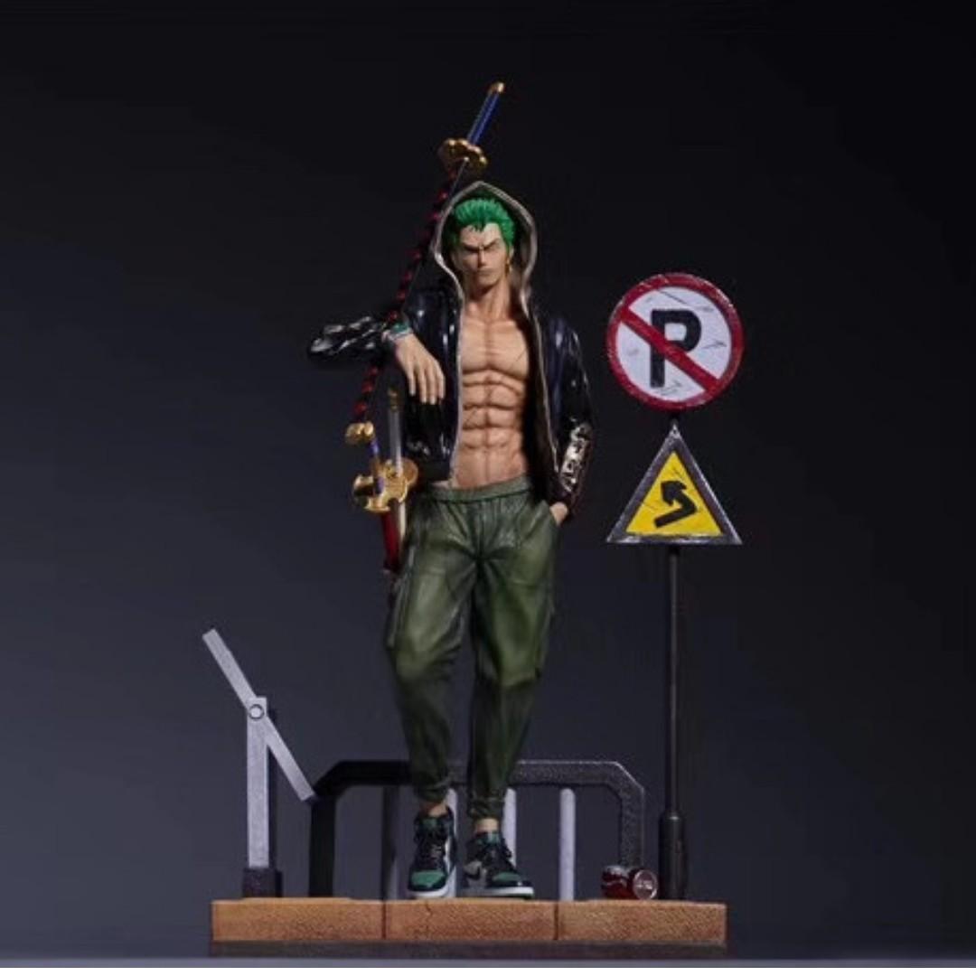 Anime One Piece Street Casual Fashion Roronoa Zoro Zorro Statue Figure Toy Hobbies Toys Toys Games On Carousell