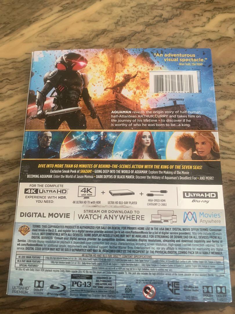 Aquaman hot sale 4k streaming