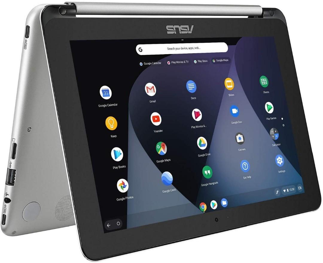 Asus C101pa Fs002 10 1 Inch Touchscreen Chromebook Flip Silver Op1 Processor 4gb Ram 16gb Emmc 10 1 360 Degree Rotatable Touchscreen Chrome Os Electronics Computers Others On Carousell