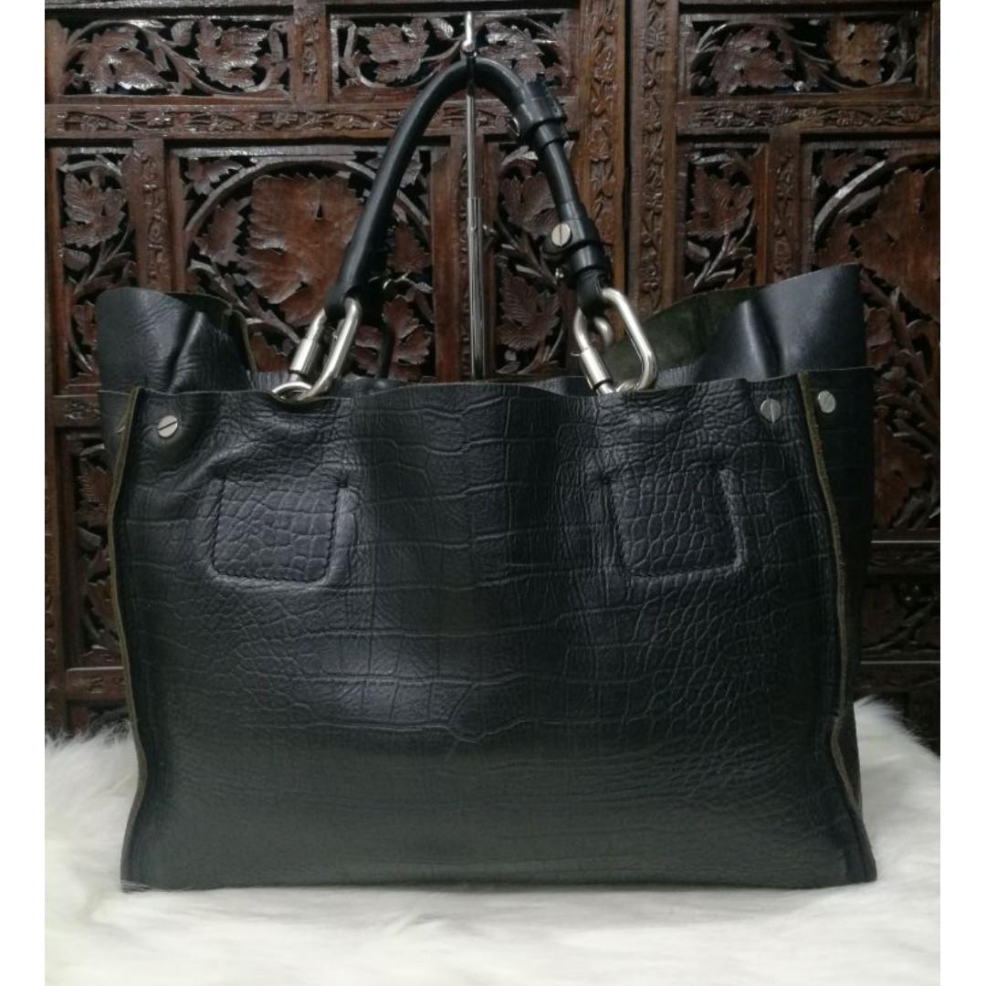 chloe tote bag black