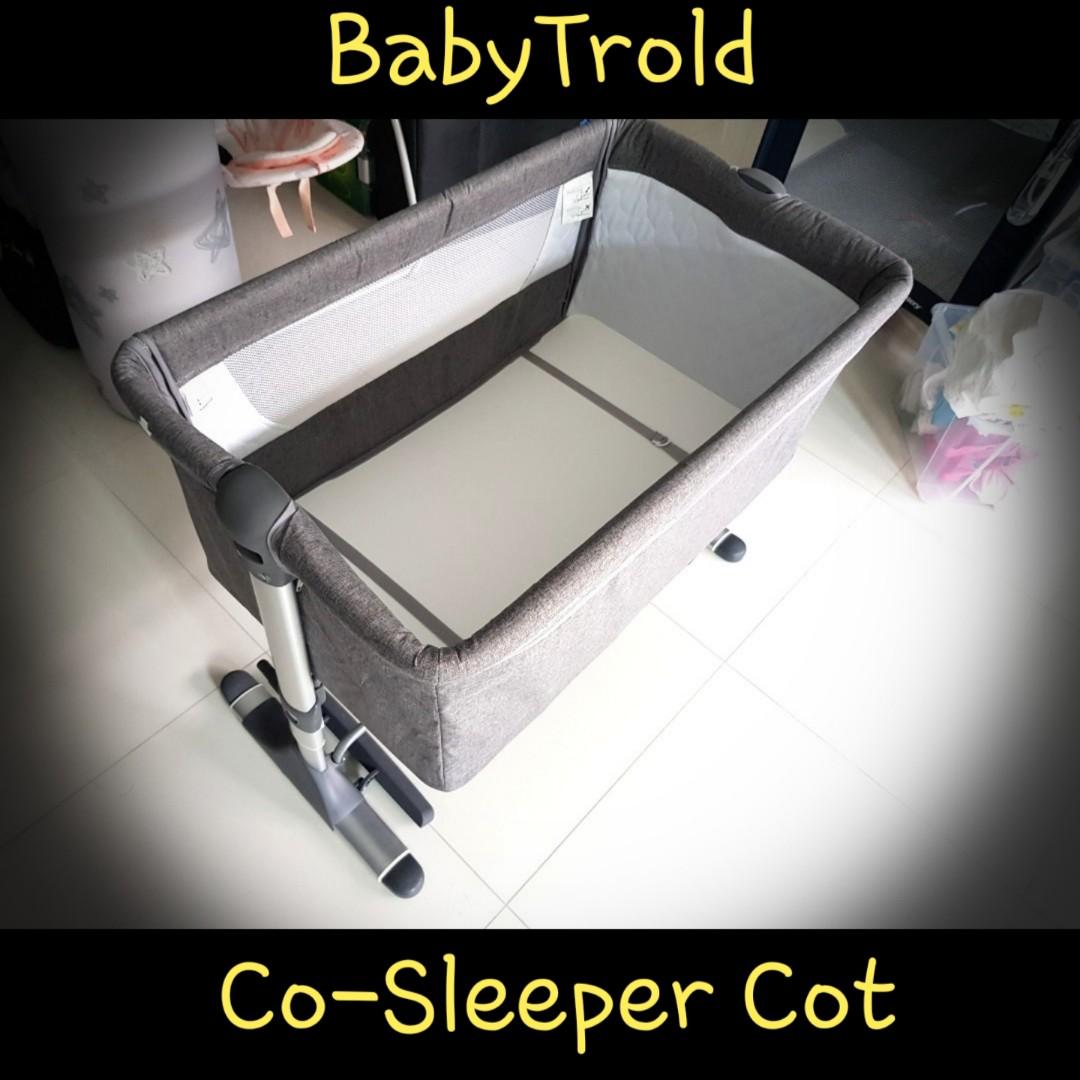 Babytrold bedside crib on sale