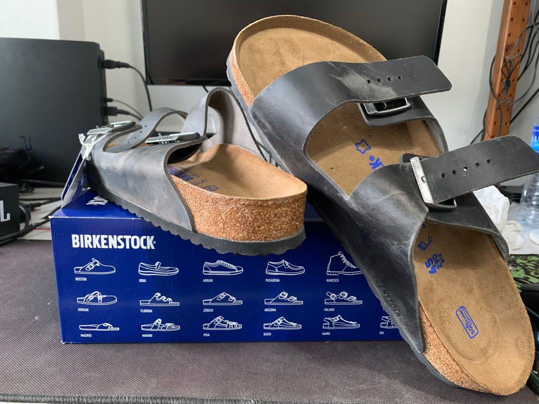 birkenstock arizona iron oiled leather